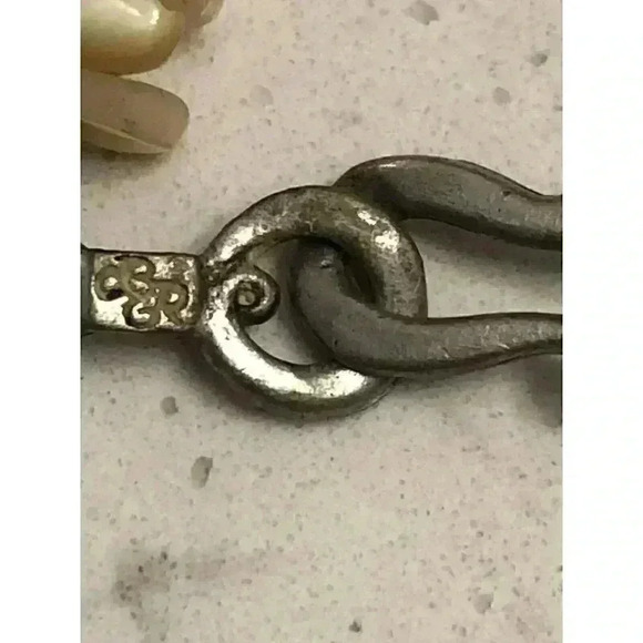 Vintage Abalone Style Pendant Necklace Retro Bohemian Chic Summer Statement - Picture 10 of 16